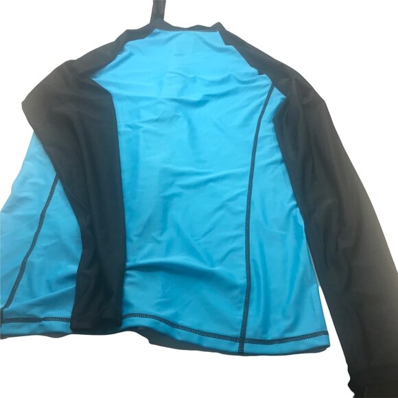 TSLA Men's Small Blue Black Exercise Jacket Preowned - Picture 2 of 11